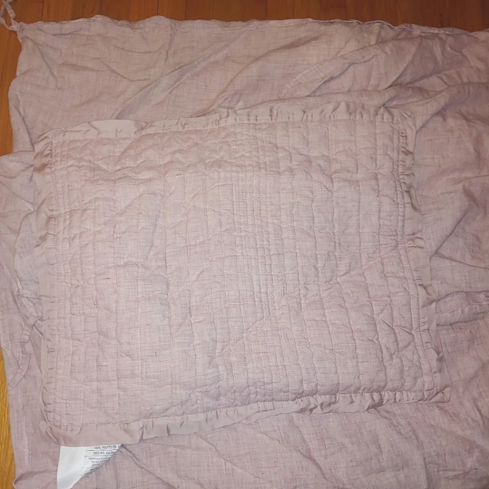 West Elm Bedding Set Queen Duvet Cover w Pillowcase